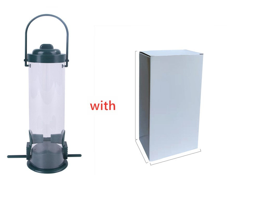 Hanging Pet Bird Feeder Station - Outdoor Tree Garden Food Dispenser