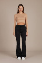 The Black Fall Flare Jeans