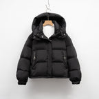 Women's Winter Korean-style Simple Hooded Warm Puffer Jacket