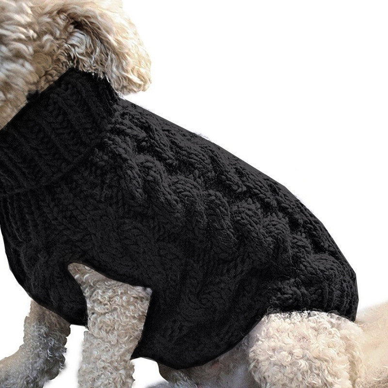 Cozy Knit Pet Sweater – Warm & Stylish Acrylic Dog Sweater for Small Pets