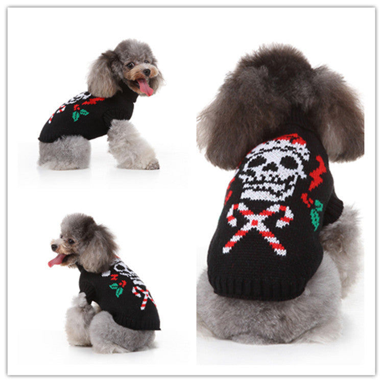 Cozy Casual Pet Sweater – Soft Polyester for Dogs & Cats (Multiple Colors & Sizes)