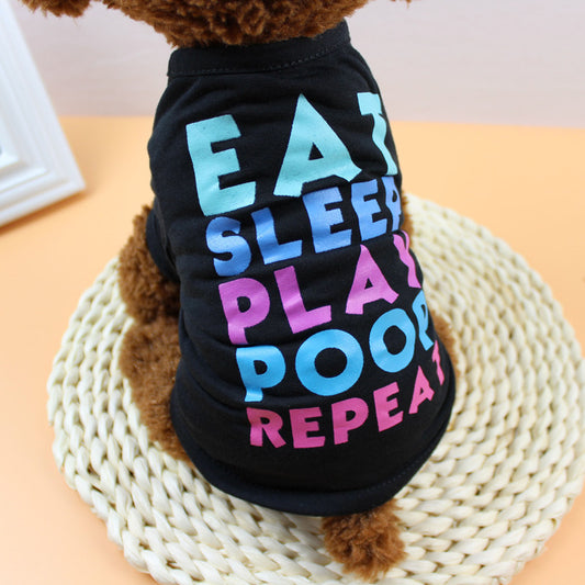 Breathable Pet T-Shirt – Soft & Stylish Dog Shirt for All Seasons
