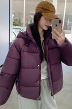 Loose Women's Short Coat For Petite To Keep Warm And Look Taller