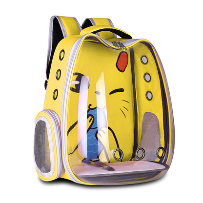 ChicsPhere Portable Pet Carrier Backpack – Breathable Capsule Travel Bag
