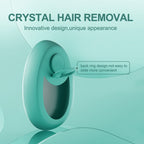 Borrador de depilación de cristal: herramienta exfoliante indolora de nanocristal para mujeres y hombres | Depiladora ecológica, reutilizable y portátil para piernas, brazos, espalda y cuerpo