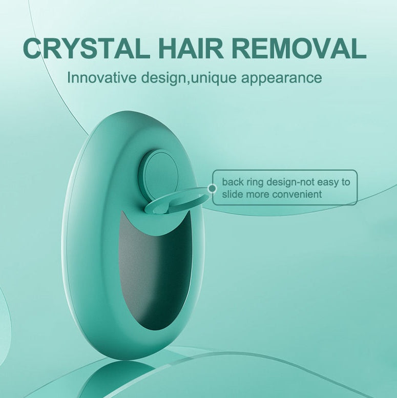 Crystal Hair Removal Eraser – Painless Nano-Glass Exfoliating Tool for Women & Men | Eco-Friendly, Reusable & Portable Hair Remover for Legs, Arms, Back, and Body