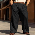Straight-Fit Light Business Trousers