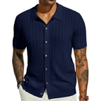 Men’s Plus Size Short Sleeve T-Shirt – Lightweight Polyester Casual Top for Summer & Daily Wear
