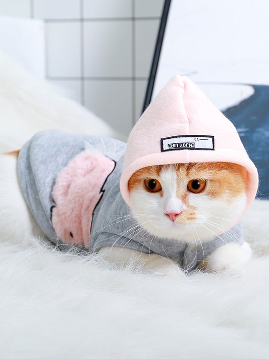Cozy Bunny-Ear Pet Hoodie – Soft & Warm cat Sweater for Small & Medium cats