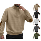 Men’s Long Sleeve Pullover Sweatshirt – Lightweight Polyester Casual Top for Daily Wear