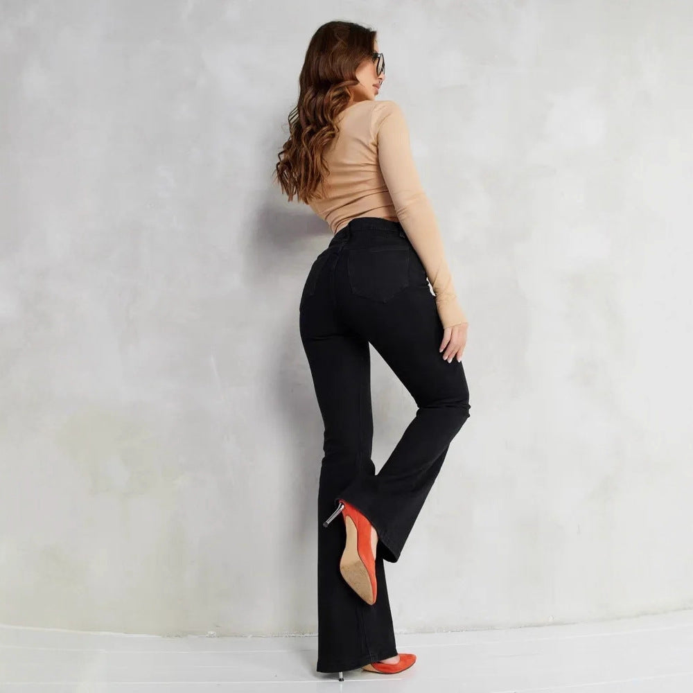The Black Fall Flare Jeans