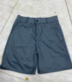 Shorts casuales lisos y elegantes para hombre: shorts de algodón ligeros y cómodos para uso diario. Pack de 3 (verde, blanco, gris claro).