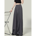 High-Stretch Wide-Leg Statement Trousers