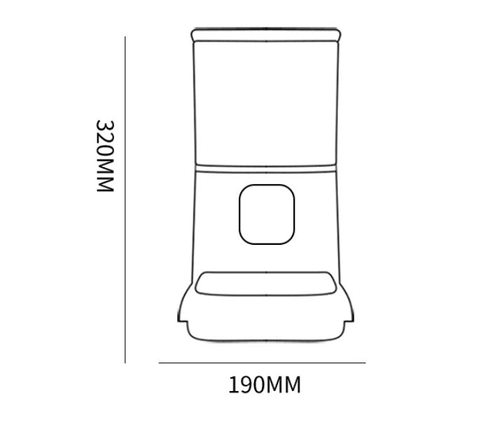 ChicsPhere Smart Pet Feeder – 6L Automatic Cat & Dog Food Dispenser with APP Control