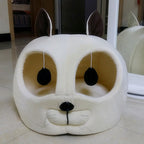Plush Pet Bed - Soft, Comfortable, and Machine Washable for All Pets