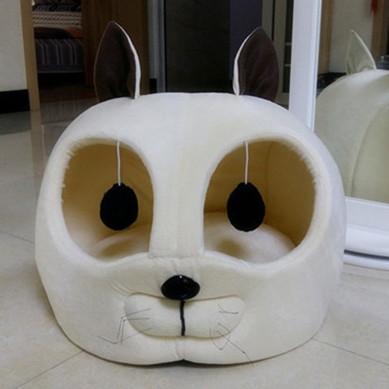 Plush Pet Bed - Soft, Comfortable, and Machine Washable for All Pets
