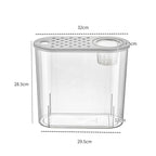 Acrylic Transparent Self-Cleaning Fish Tank with Hydroponic System