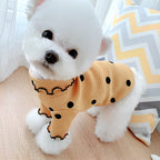 Polka Dot Cotton Dog Shirt – Soft & Stylish Pet Outfit for Small & Medium Dogs