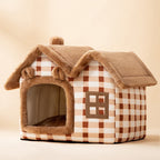 Cozy Self-Warming Pet Bed – Plush, Breathable & Durable Sleeping Nest for Cats & Dogs
