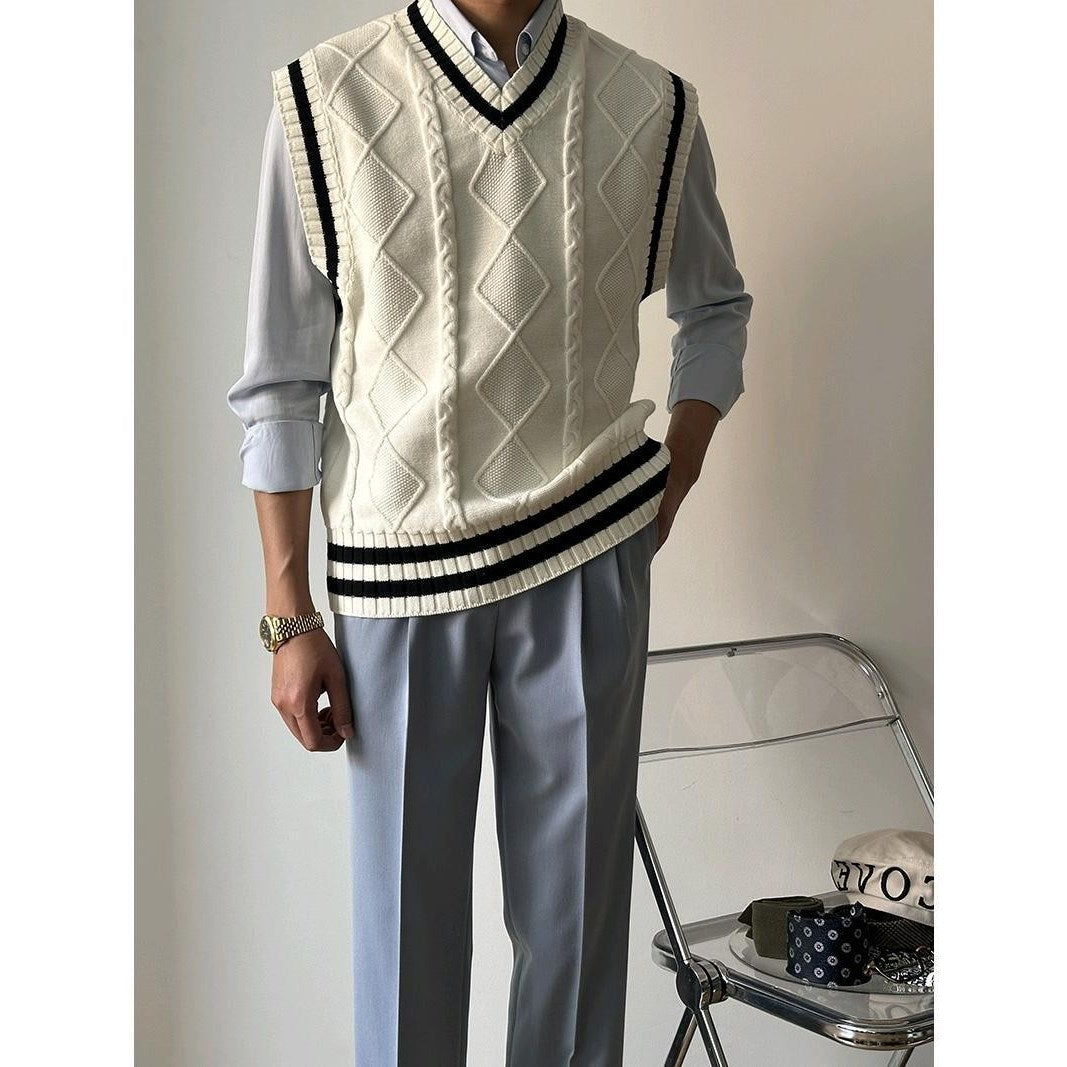 Ankle-Length Regular-Fit Commuter Trousers