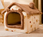 Cozy Self-Warming Pet Bed – Plush, Breathable & Durable Sleeping Nest for Cats & Dogs