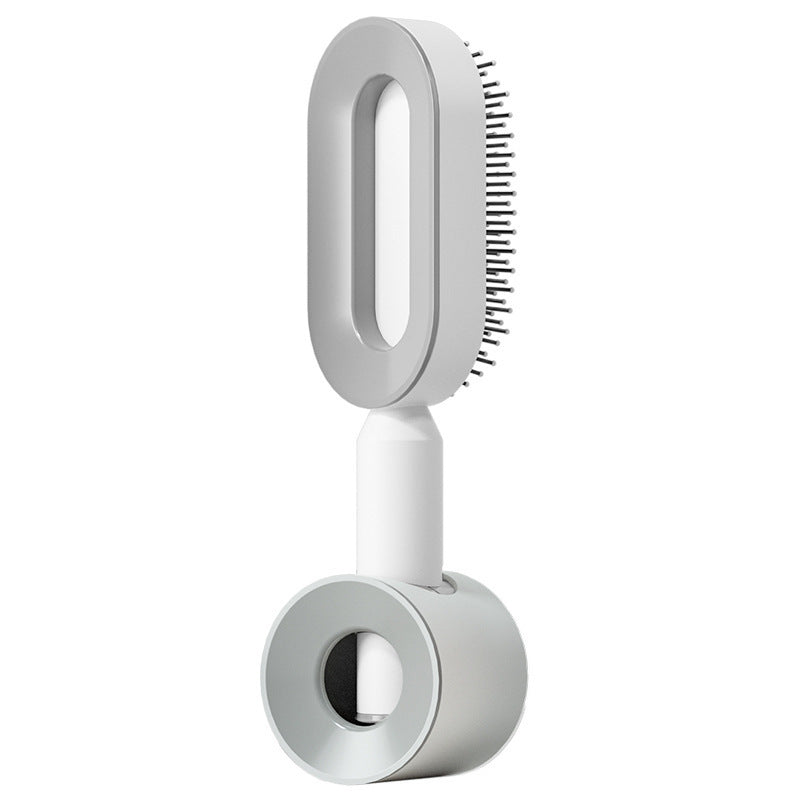 Self-Cleaning Scalp Massage Hair Brush – 3D Air Cushion Anti-Static Detangling Comb for All Hair Types | Pain-Free, No-Pull Hair Brush for Healthy Hair Growth & Frizz-Free Styling