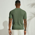 Men’s Plus Size Short Sleeve T-Shirt – Lightweight Polyester Casual Top for Summer & Daily Wear