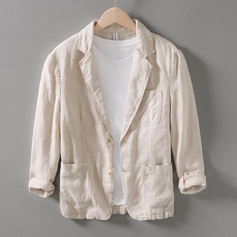 Relaxed-Fit Linen Leisure Shirt