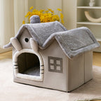Cozy Self-Warming Pet Bed – Plush, Breathable & Durable Sleeping Nest for Cats & Dogs