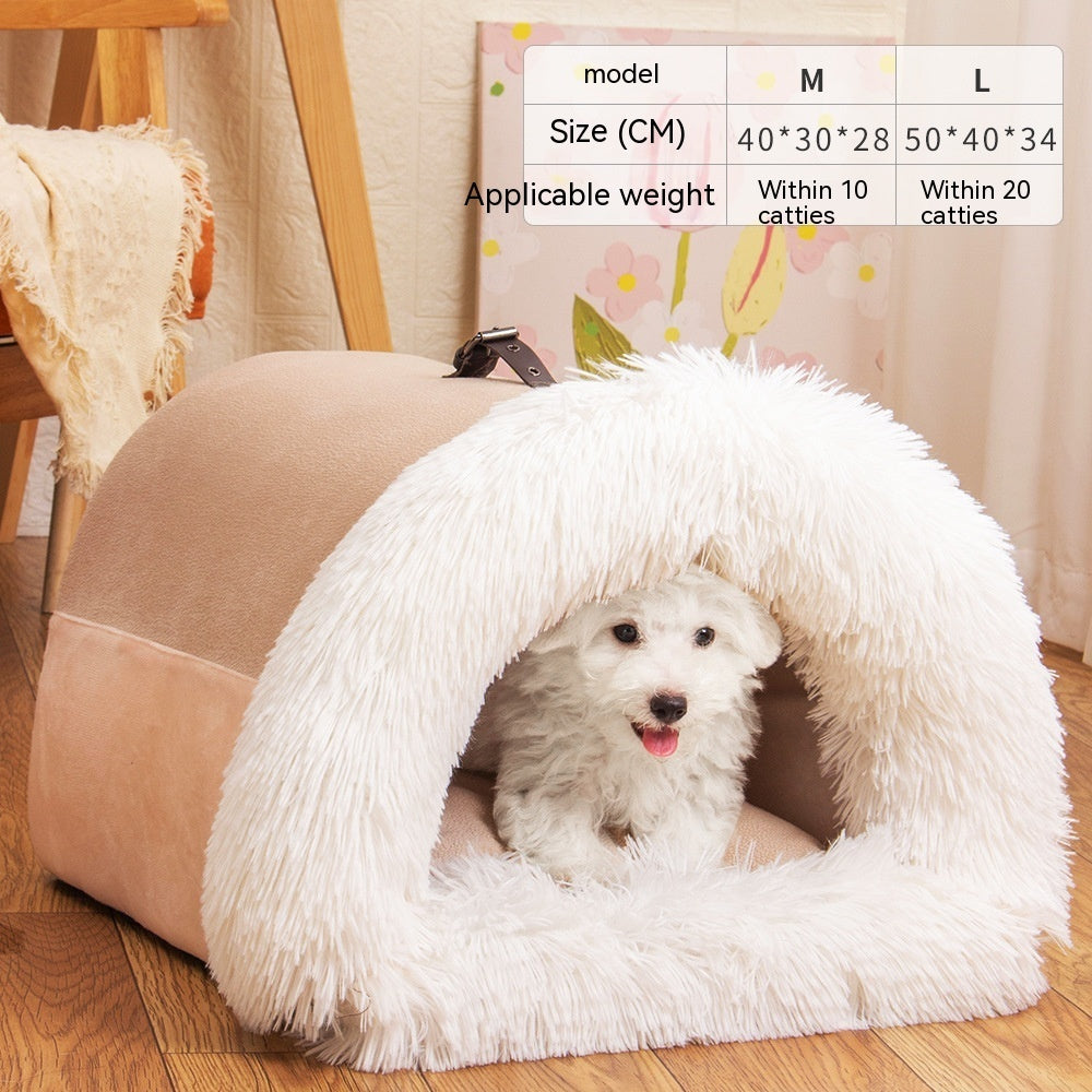 Ultimate Plush Cat & Pet Nest Villa – Cozy, Stylish, and Multi-Functional