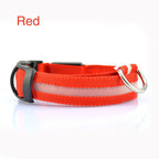 LED Flashing Dog Collar - Rechargeable with Multiple Light Modes