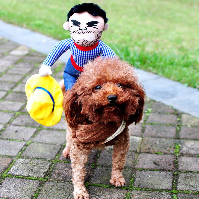 Dog Christmas Costume - Red Holiday Pet Outfit