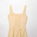 Slim-fit Bow-tied Strap Dress For Women