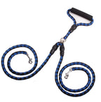 Heavy Duty Reflective Dog Leash with Padded Handle - Strong, Durable Climbing Rope for Safety and Comfort