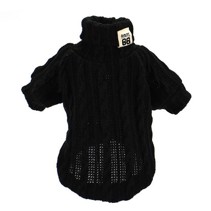 Cozy Acrylic Dog Sweater – Thickened Winter Jacket for Pets