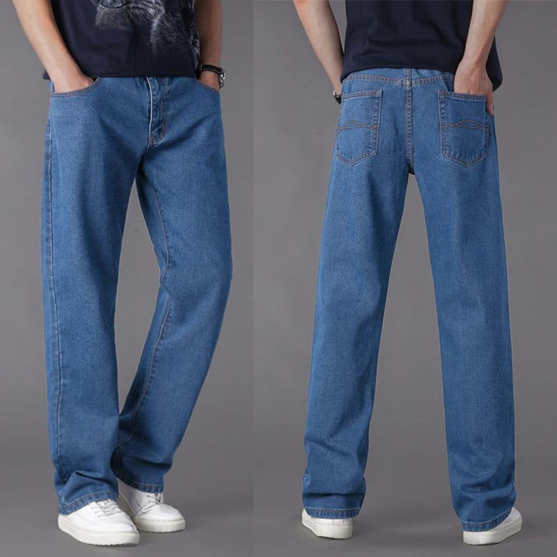 High-Waist Loose-Fit Denim Jeans
