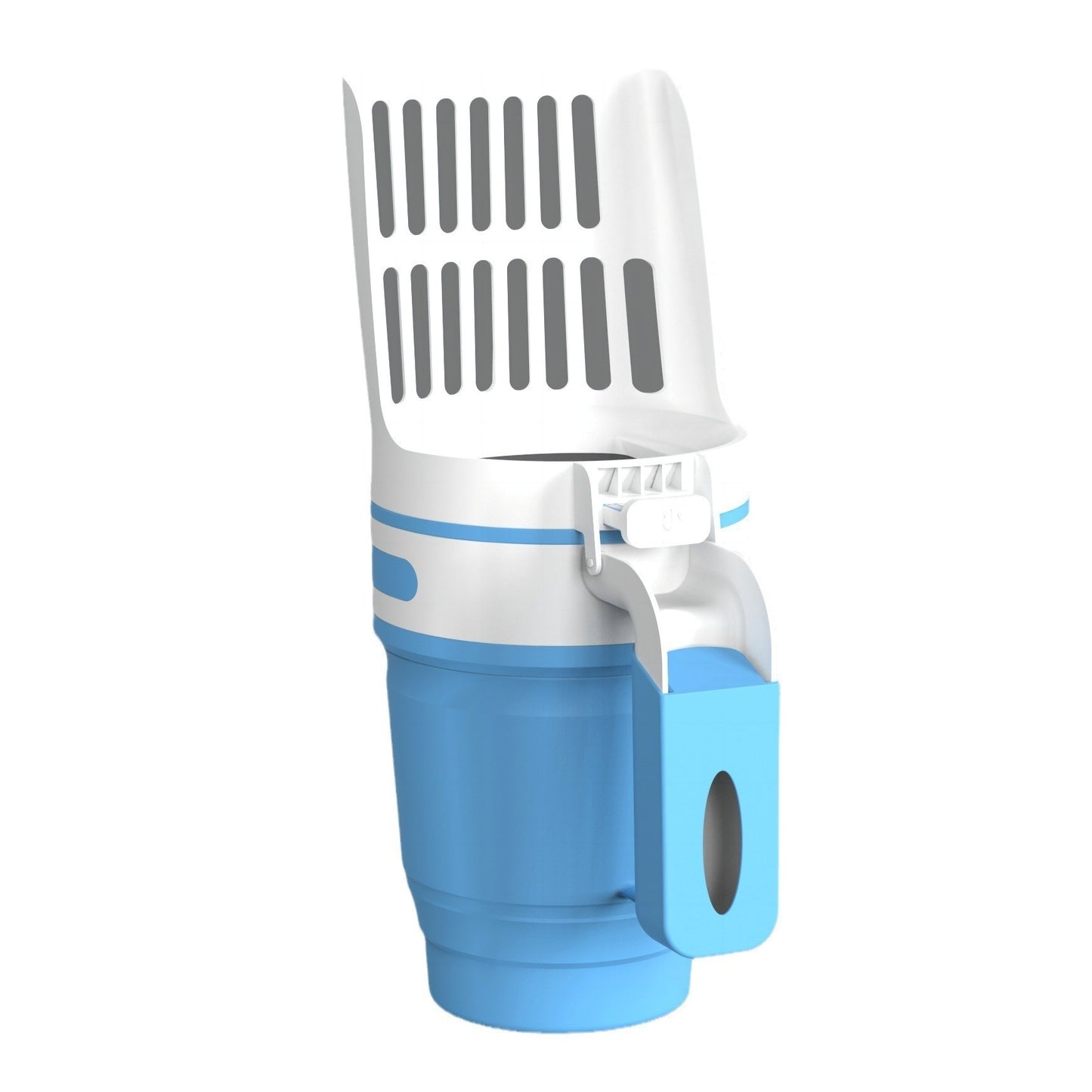 2-in-1 Foldable Litter Scooper for Cats and Dogs with Extra Bags, Easy One-Handed Waste Cleanup, Durable PP Material
