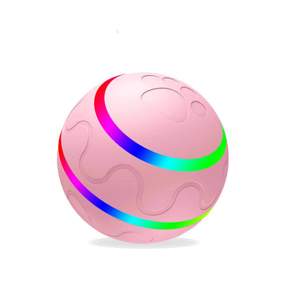 Smart Interactive Cat Toy Ball – Automatic Rolling Pet Ball with Remote Control, Rechargeable & Durable Design