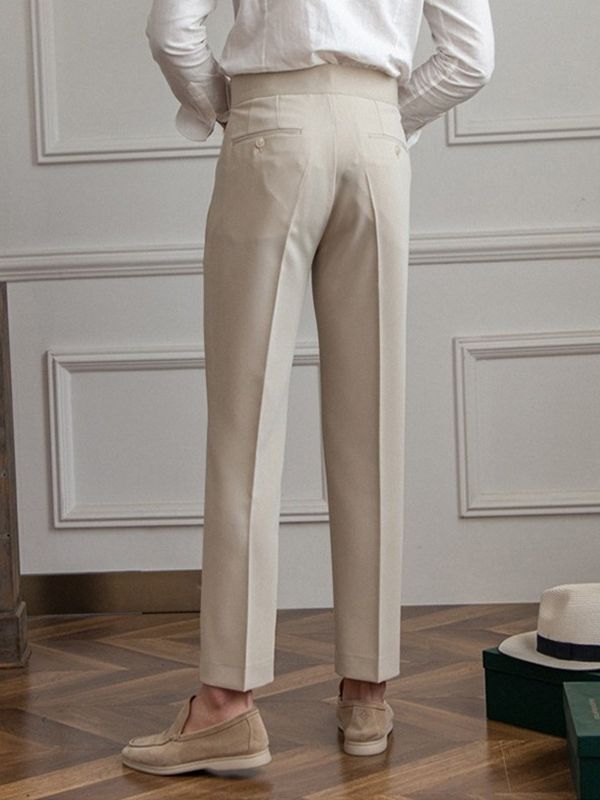 Classic Straight-Fit Seasonal Trousers