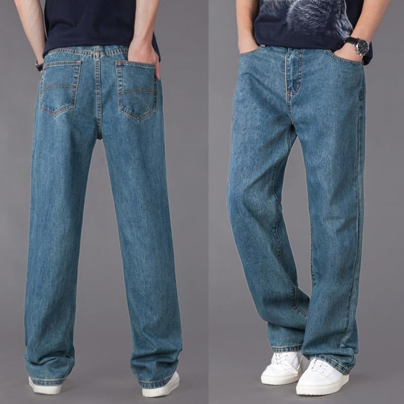 High-Waist Loose-Fit Denim Jeans