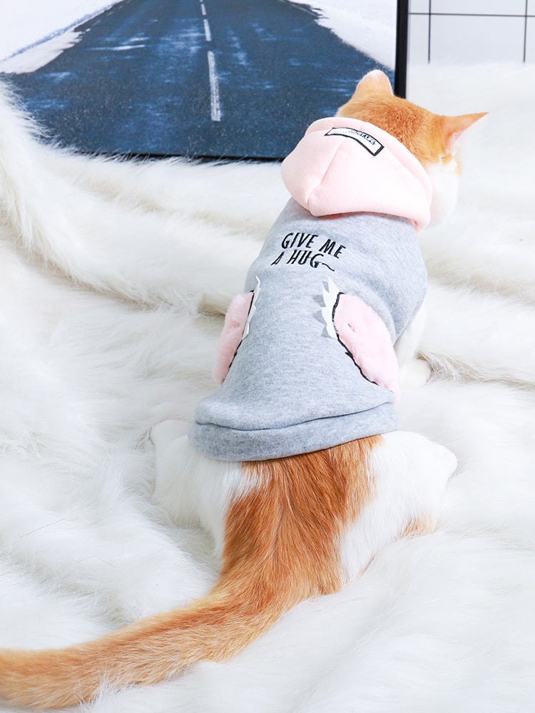 Cozy Bunny-Ear Pet Hoodie – Soft & Warm cat Sweater for Small & Medium cats