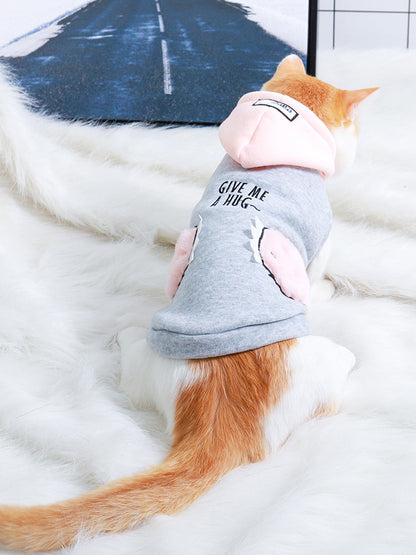 Cozy Bunny-Ear Pet Hoodie – Soft & Warm cat Sweater for Small & Medium cats