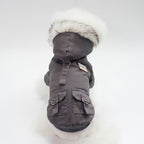 Katoenen hondenjas voor kleine rassen – herfst- en winterhoodie voor puppy's, chihuahua's, buldogs en Franse bulldogs