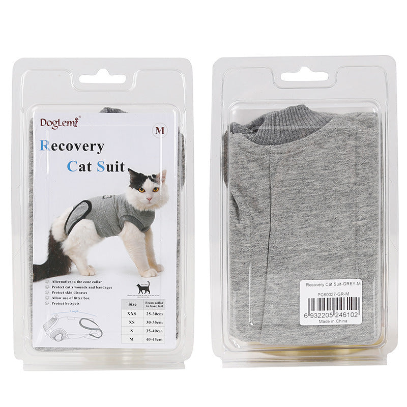 Post-Surgery Recovery Cat Suit – Anti-Licking & Scratch Protection for Cats