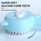 Pet Grooming Steam Brush – Electric Hair Remover & Massage Comb for Cats & Dogs | Rechargeable Fur Cleaner
