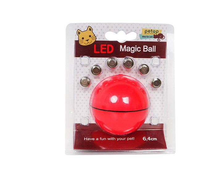 Automatic Interactive Cat Toy Ball with LED Lights & Catnip | USB Rechargeable Pet Toy for Cats & Kittens