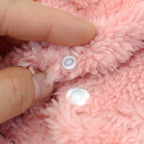Cotton Cat Coat - Soft and Stylish Pet Apparel in Gray, Pink, and Apricot | Available in Multiple Sizes