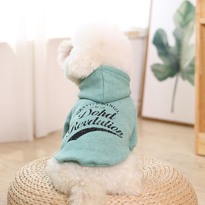 Cozy Cotton Pet Hoodie – Soft & Stylish Bunny-Ear Dog Sweater