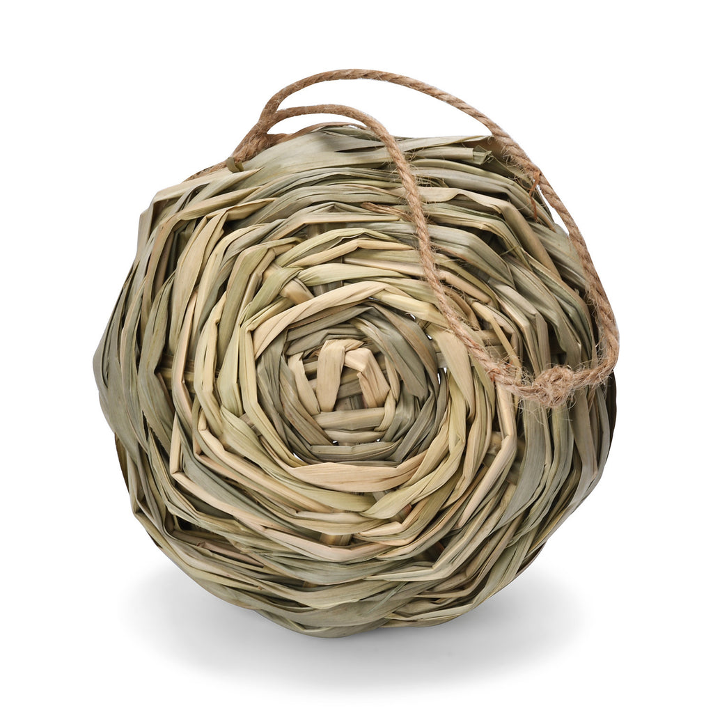Handcrafted Natural Grass Bird Nest – Cozy Bird House for Small Birds