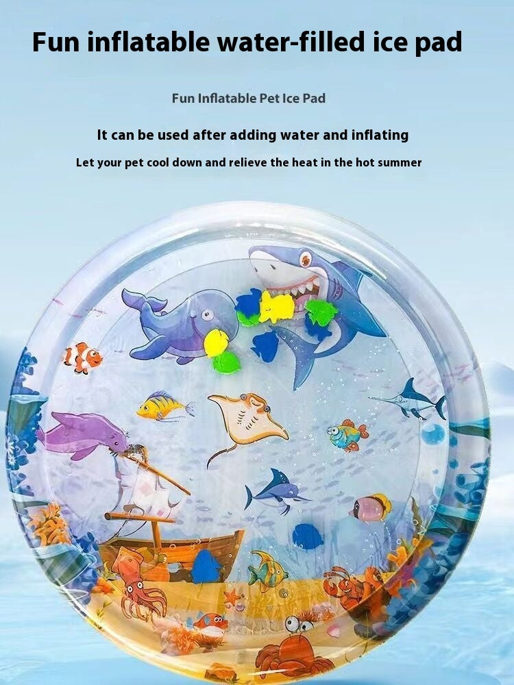 Inflatable Water Playmat for Cats – Cool Sensory Ice Pad for Pets